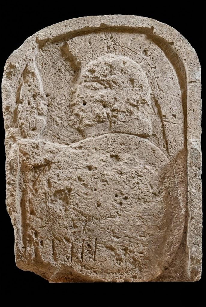 Etruscan warrior stele